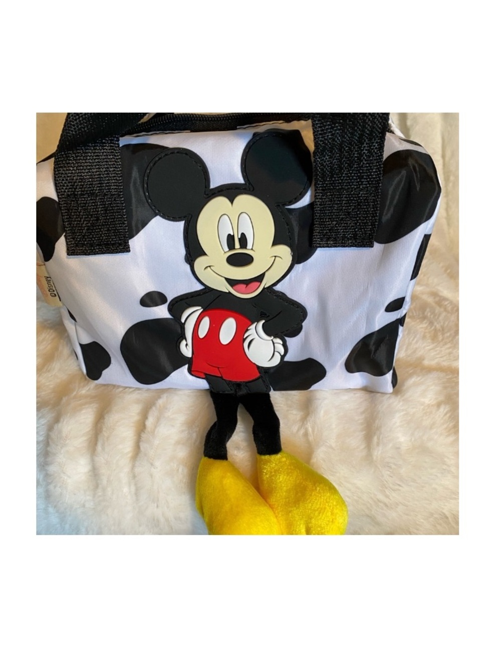 DISNEY Mickey Mouse Insulated Backpack with Hanging Legs NEW